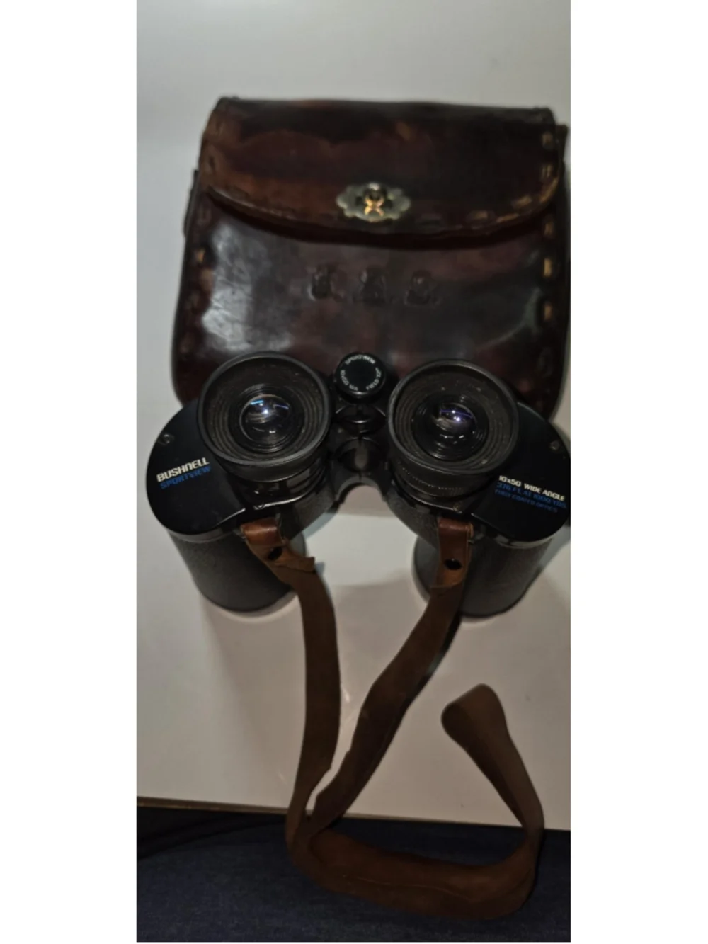 Vintage Bushnell Sportview 10x50 Wide Angle Insta-Focus Binoculars 376 Ft